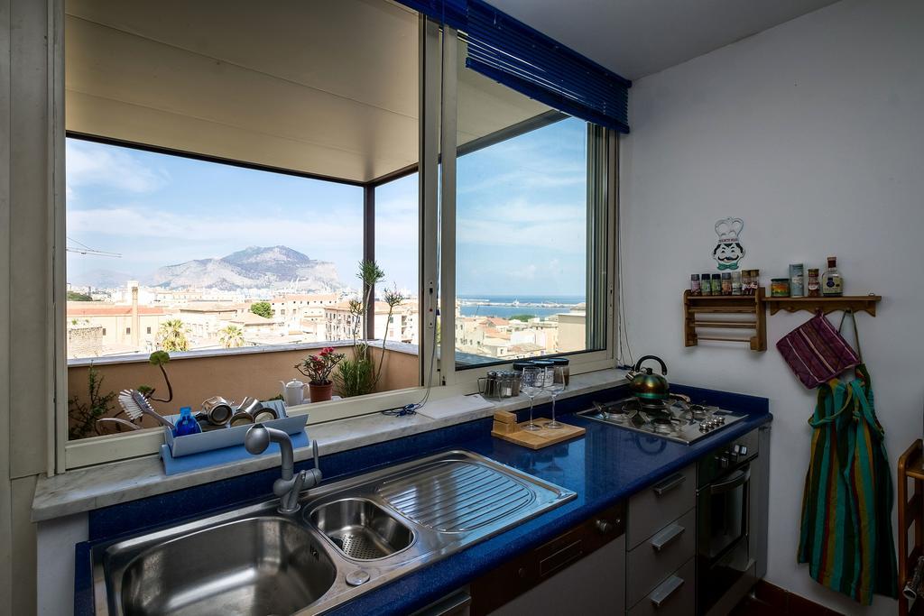 Vila Panoramica Blu Palermo Exteriér fotografie